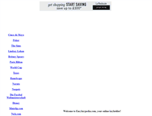 Tablet Screenshot of encykeypedia.com